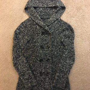 Effect speckled double-breasted jacket